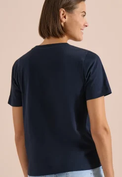 T-Shirt mit Rundhals und Frontprint