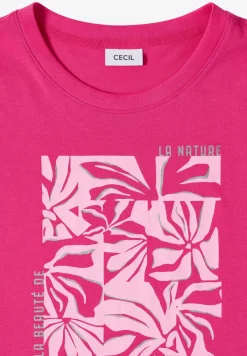 T-Shirt mit Rundhals und Frontprint