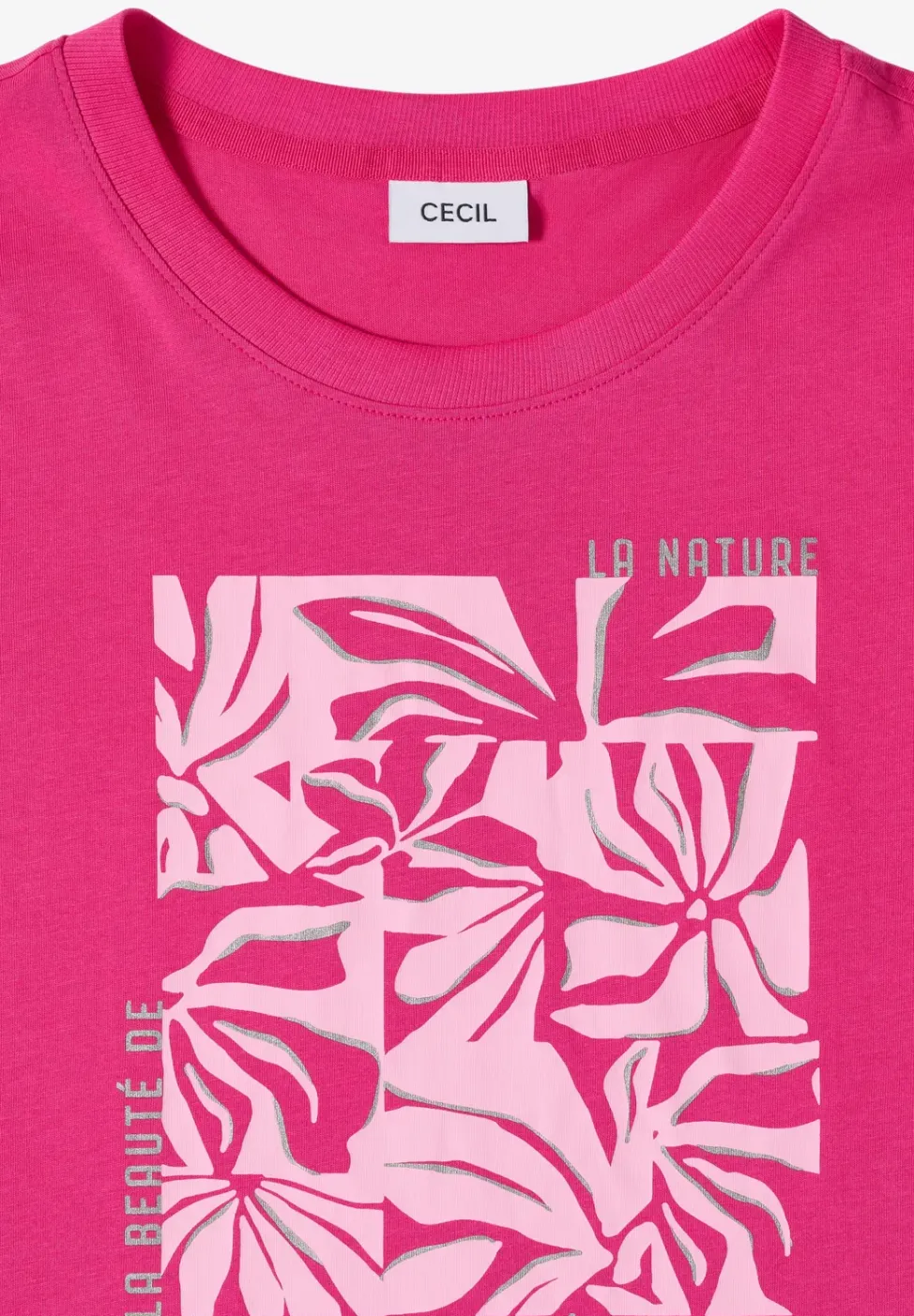 T-Shirt mit Rundhals und Frontprint