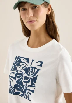 T-Shirt mit Rundhals und Frontprint