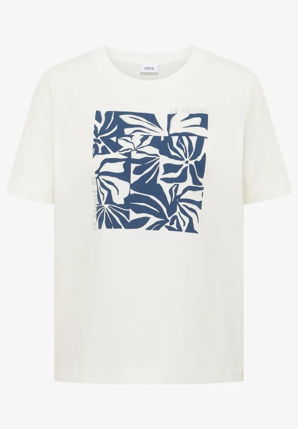 T-Shirt mit Rundhals und Frontprint