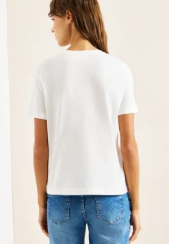 T-Shirt mit Rundhals und Frontprint
