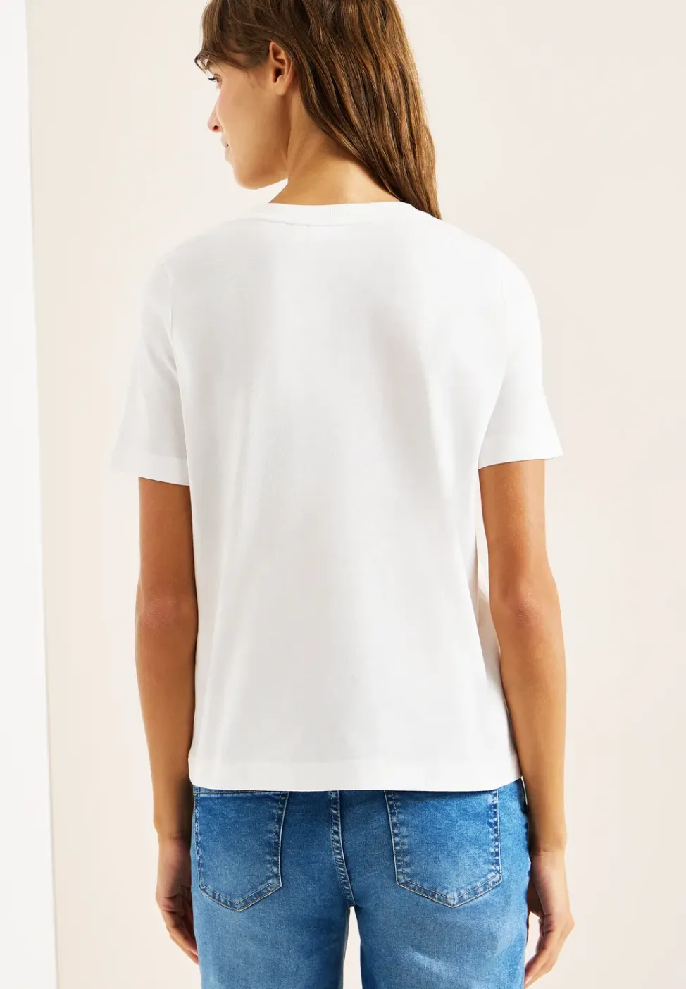 T-Shirt mit Rundhals und Frontprint