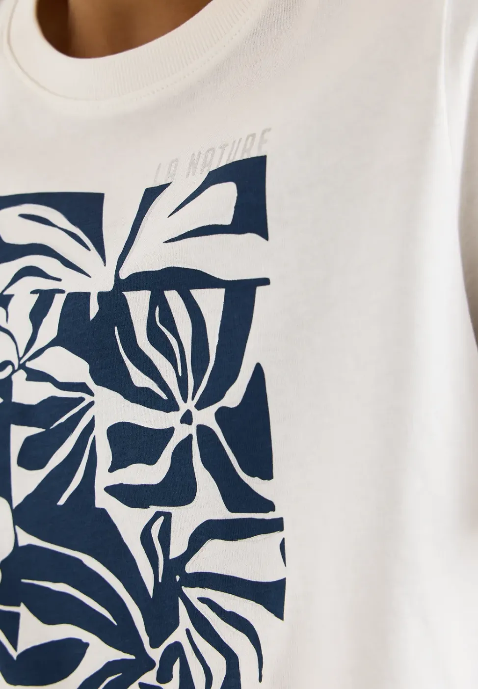 T-Shirt mit Rundhals und Frontprint