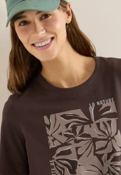 T-Shirt mit Rundhals und Frontprint