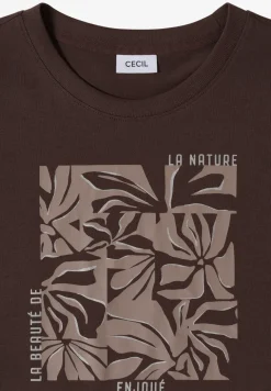 T-Shirt mit Rundhals und Frontprint