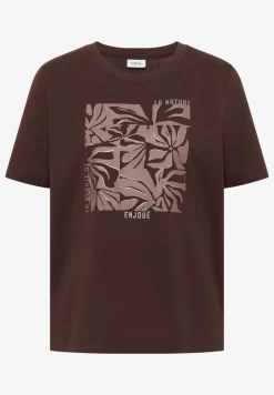 T-Shirt mit Rundhals und Frontprint