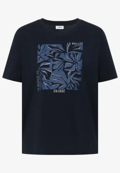 T-Shirt mit Rundhals und Frontprint