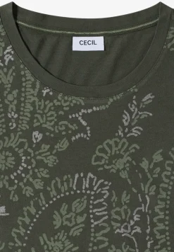 T-Shirt mit Rundhals und Frontprint