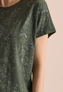 T-Shirt mit Rundhals und Frontprint