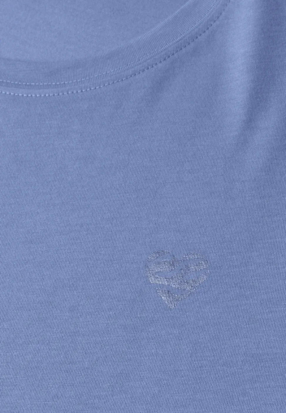 T-Shirt mit Rundhals und Herzdetail