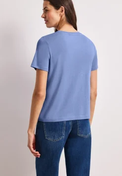 T-Shirt mit Rundhals und Herzdetail