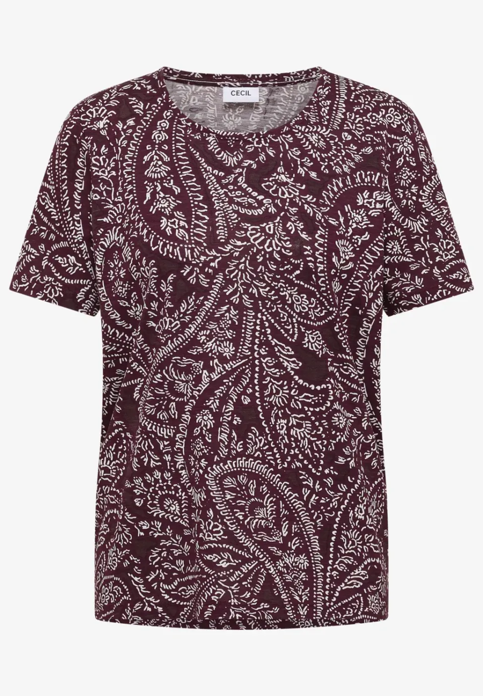 T-Shirt mit Rundhals und Minimal Print