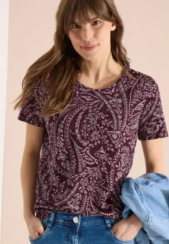 T-Shirt mit Rundhals und Minimal Print