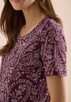 T-Shirt mit Rundhals und Minimal Print