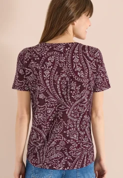 T-Shirt mit Rundhals und Minimal Print