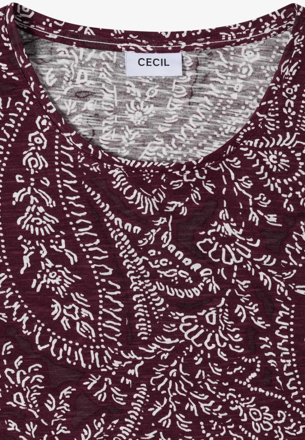 T-Shirt mit Rundhals und Minimal Print
