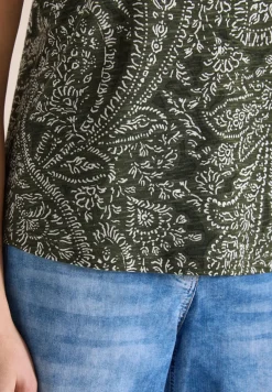 T-Shirt mit Rundhals und Minimal Print
