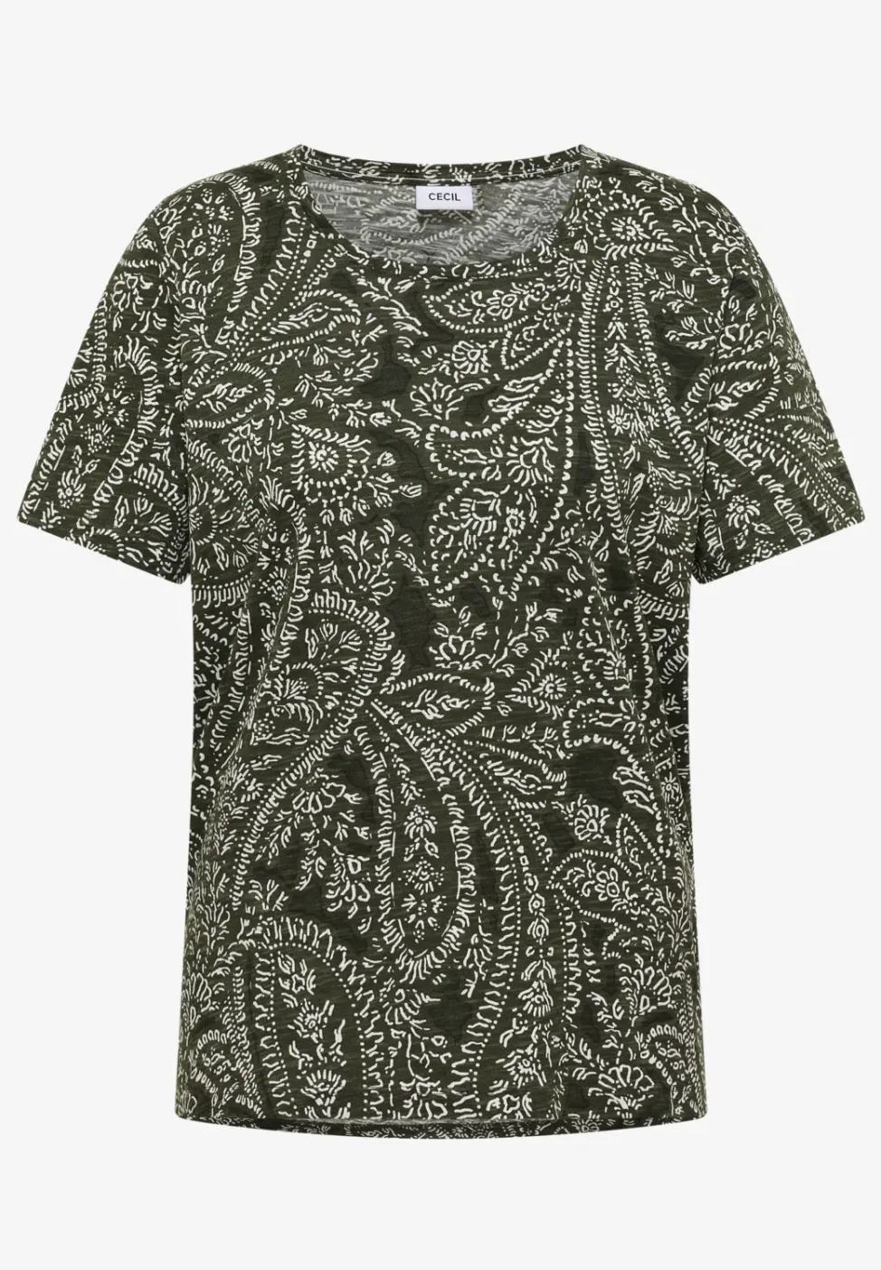 T-Shirt mit Rundhals und Minimal Print