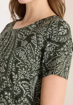 T-Shirt mit Rundhals und Minimal Print