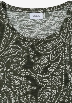 T-Shirt mit Rundhals und Minimal Print