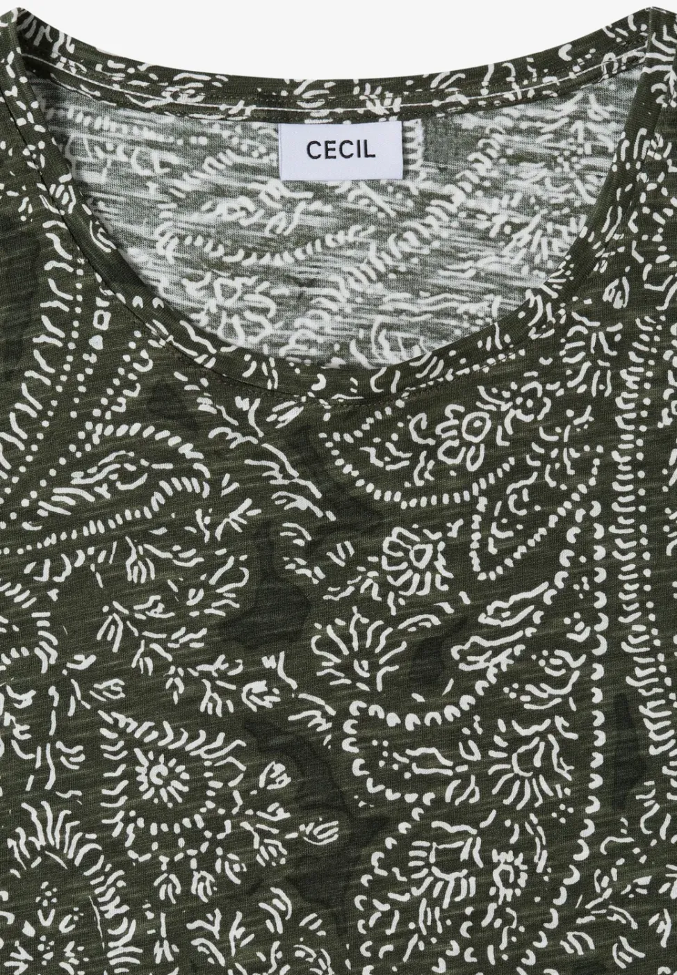 T-Shirt mit Rundhals und Minimal Print