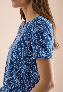 T-Shirt mit Rundhals und Minimal Print
