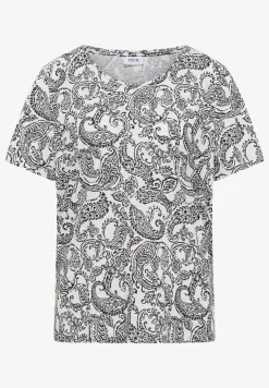 T-Shirt mit Rundhals und Muster