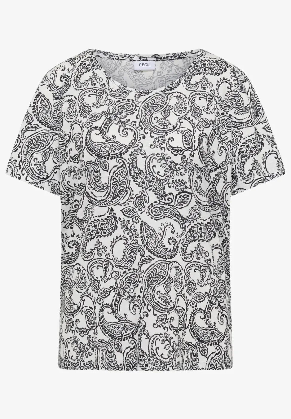 T-Shirt mit Rundhals und Muster