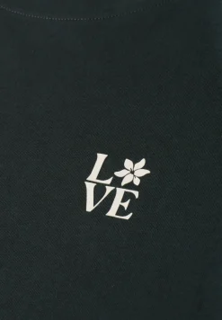 T-Shirt mit Rundhals und Printdetail
