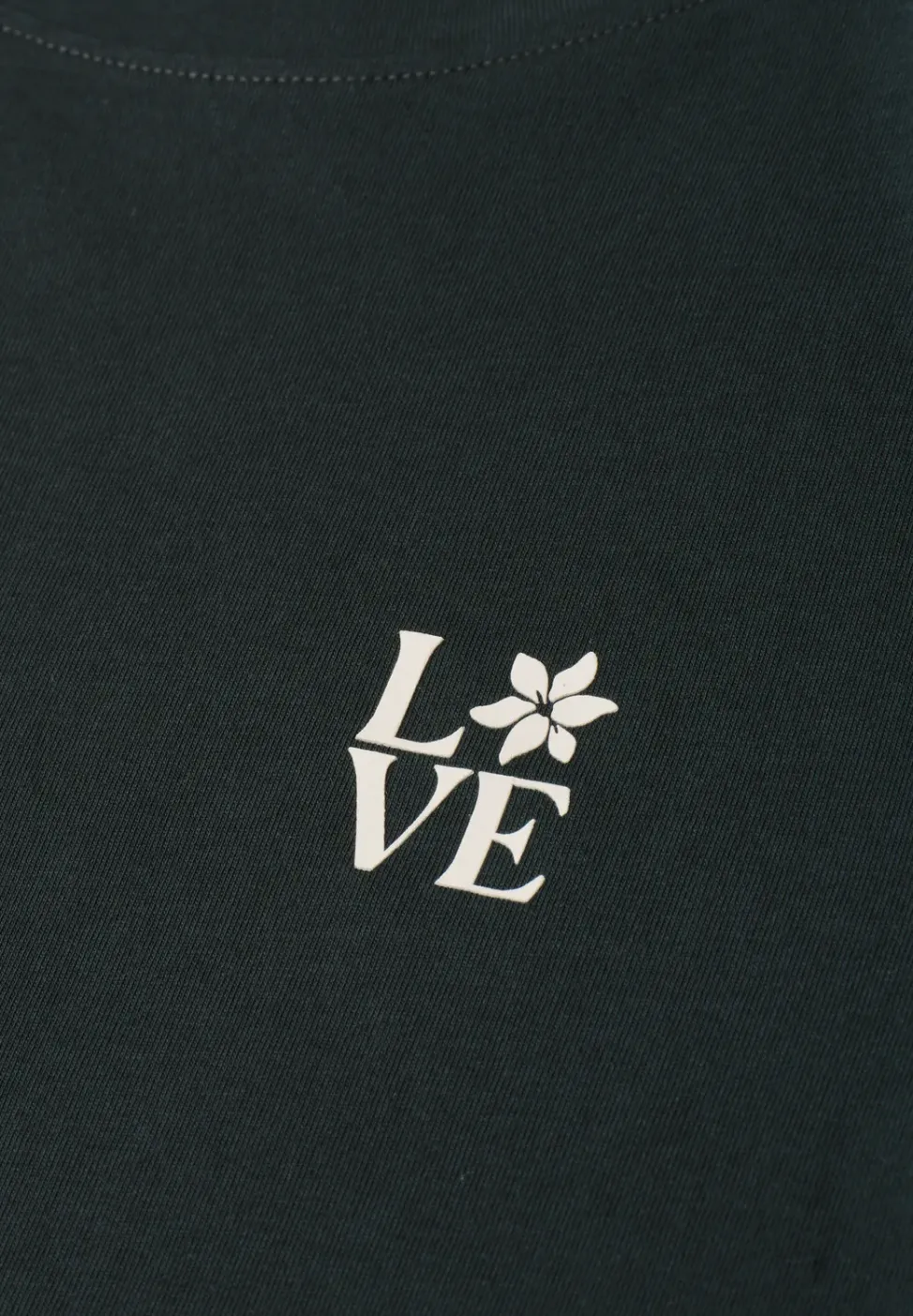 T-Shirt mit Rundhals und Printdetail