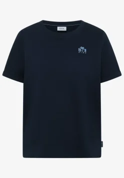 T-Shirt mit Rundhals und Print-Detail