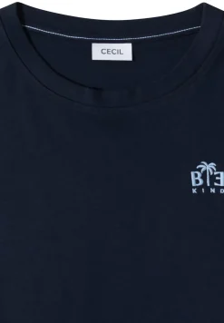 T-Shirt mit Rundhals und Print-Detail