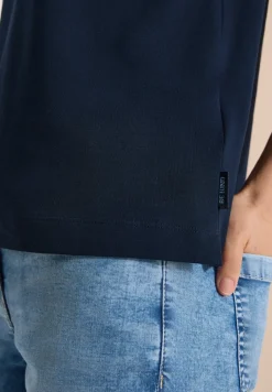 T-Shirt mit Rundhals und Print-Detail