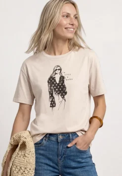 T-Shirt mit Rundhals und Print