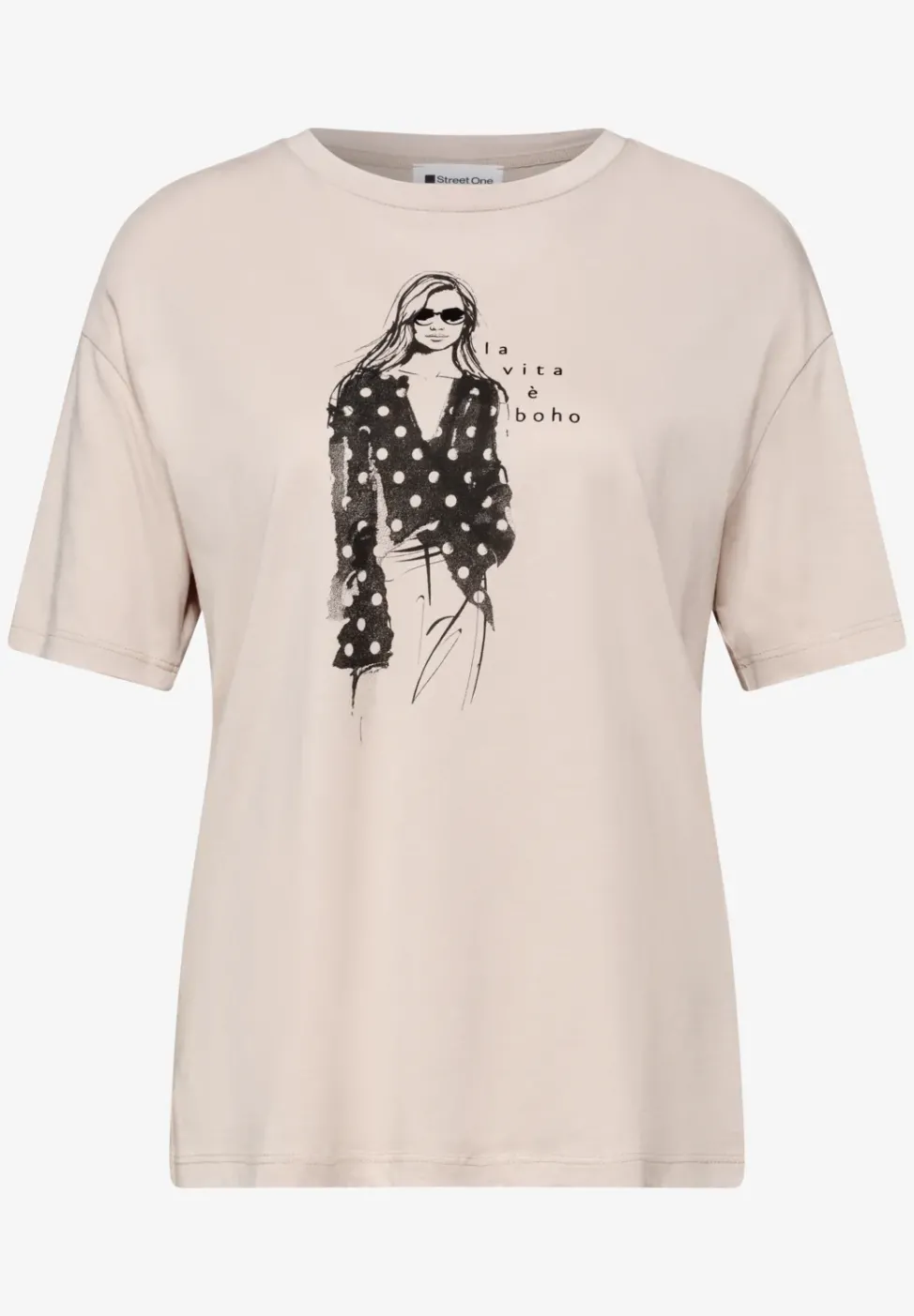 T-Shirt mit Rundhals und Print