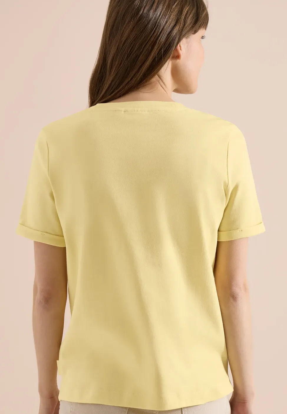 T-Shirt mit Rundhals und Print-Detail