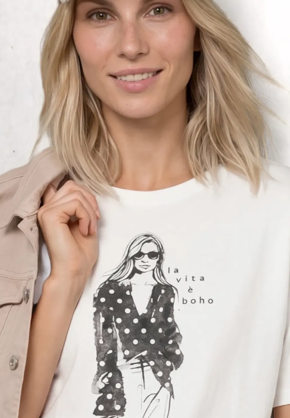 T-Shirt mit Rundhals und Print