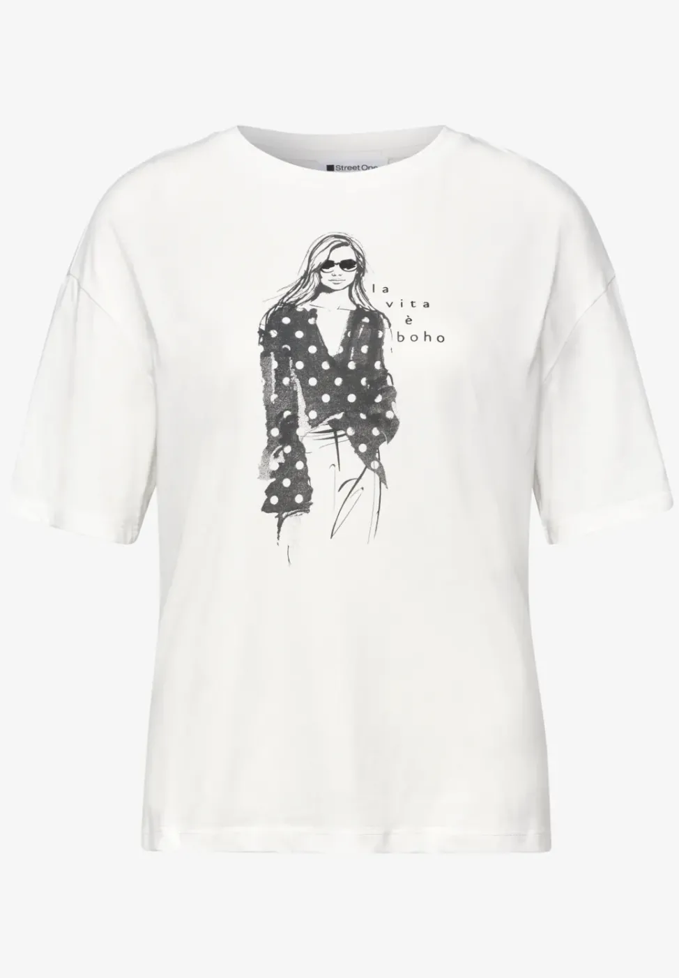 T-Shirt mit Rundhals und Print