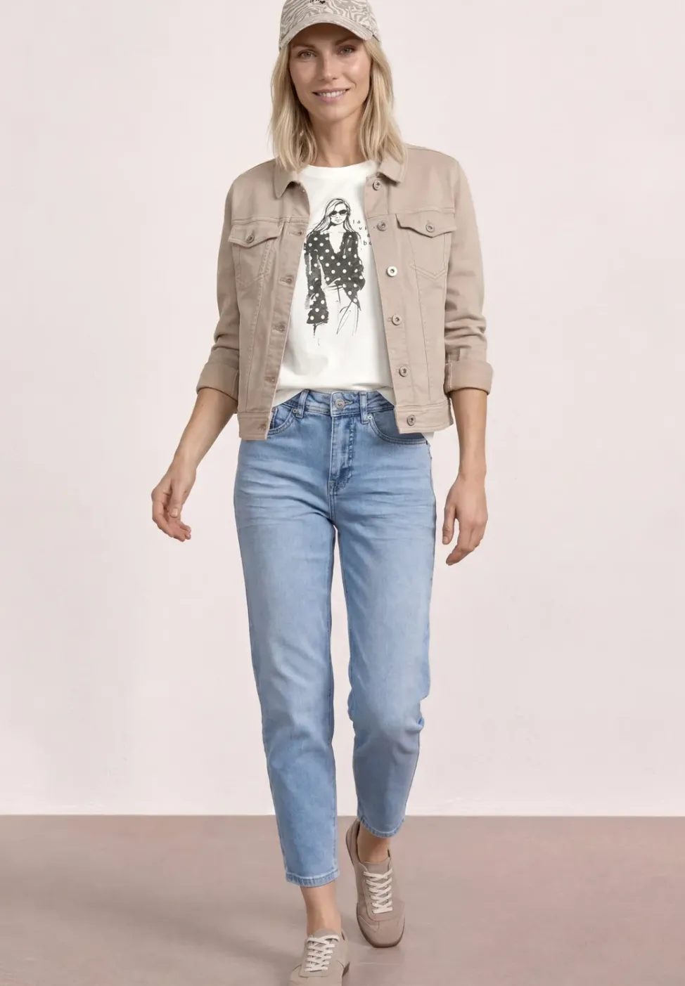 T-Shirt mit Rundhals und Print