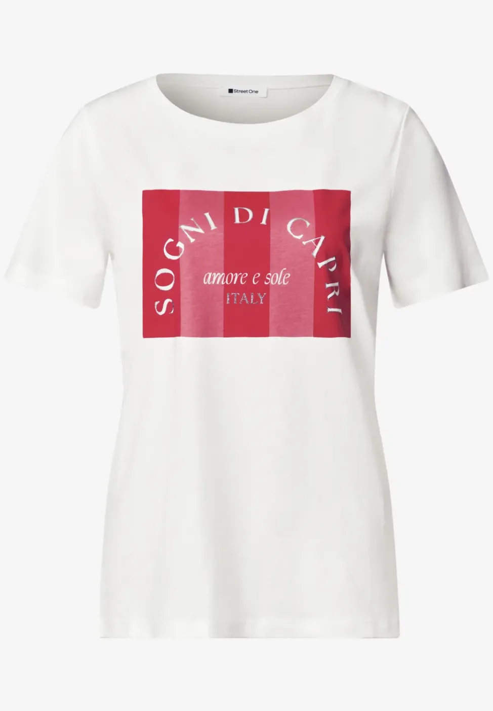 T-Shirt mit Rundhals und Print