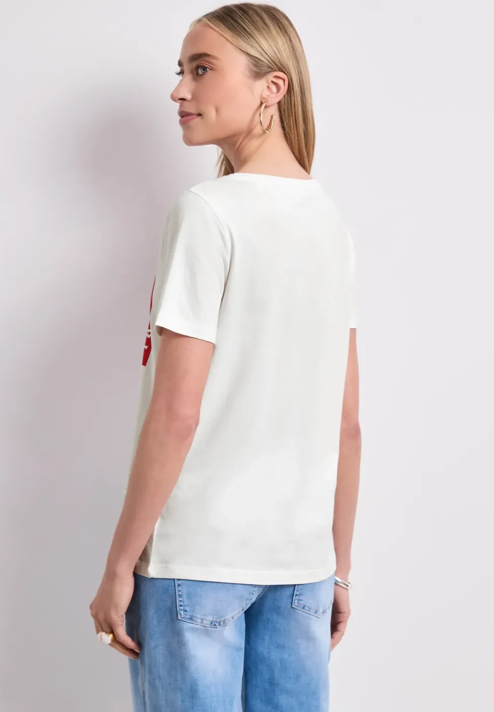 T-Shirt mit Rundhals und Print