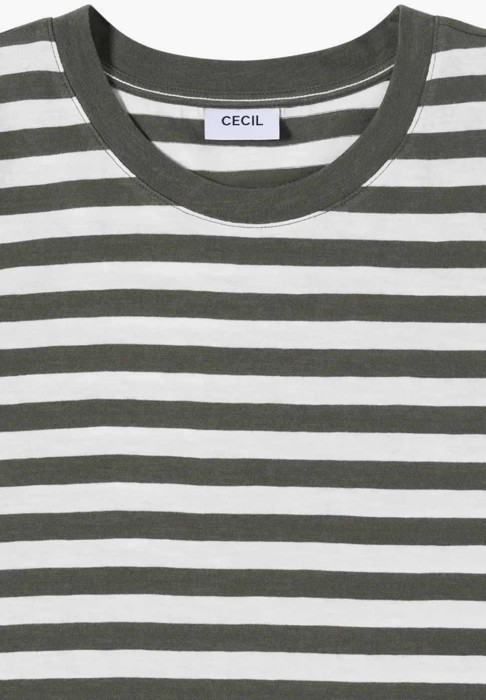 T-Shirt mit Rundhals und Streifen
