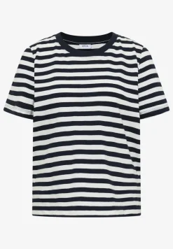 T-Shirt mit Rundhals und Streifen