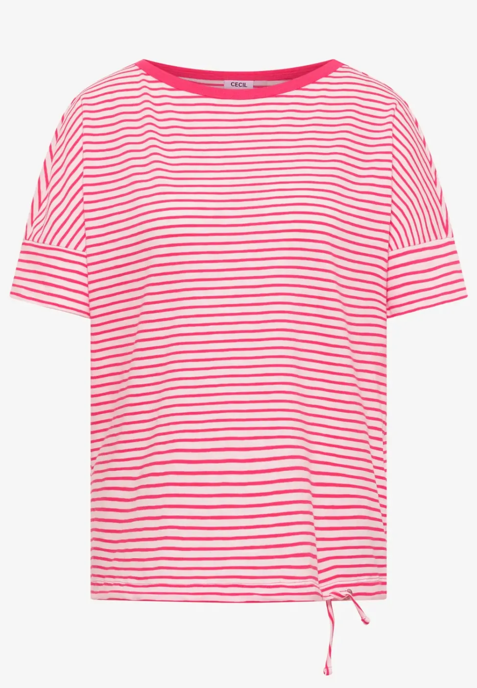 T-Shirt mit Rundhals und Streifen