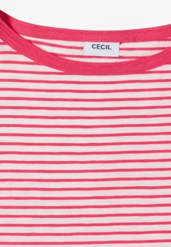 T-Shirt mit Rundhals und Streifen