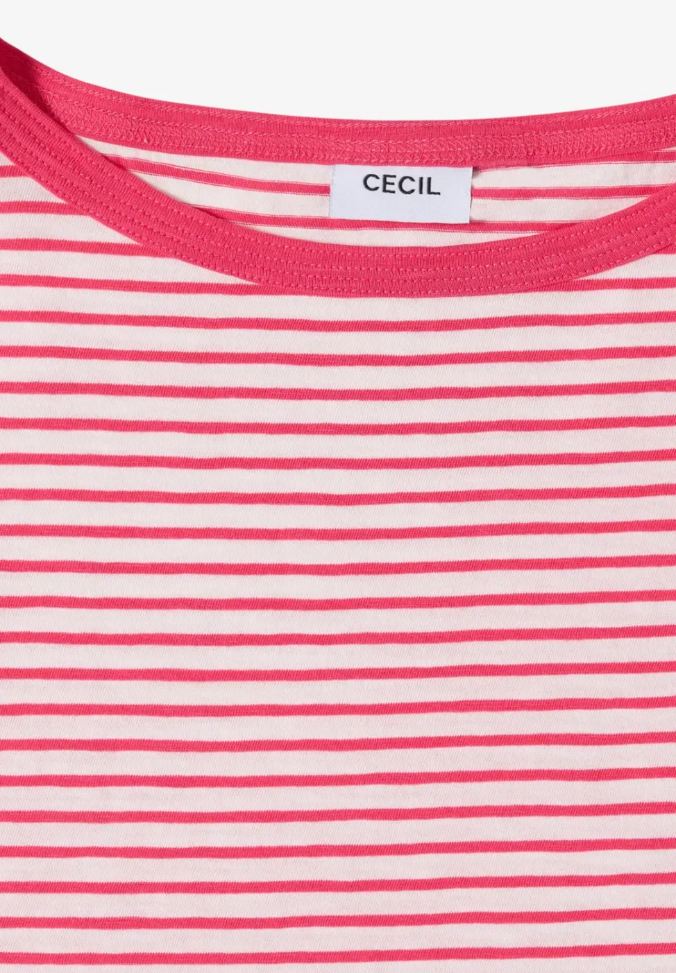 T-Shirt mit Rundhals und Streifen