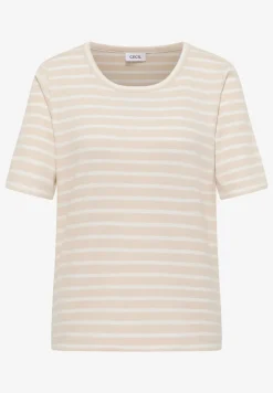 T-Shirt mit Rundhals und Streifen