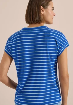 T-Shirt mit Rundhals und Streifen