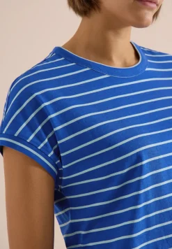 T-Shirt mit Rundhals und Streifen